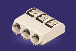 SMD terminal block with push-buttons in tape-and-reel packing; 3-pole; Pin spacing 4 mm / 0.157 in