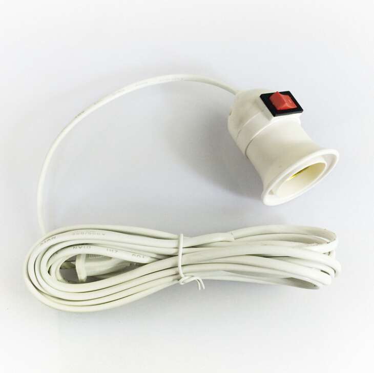Suspension cord E27 lamp holder
